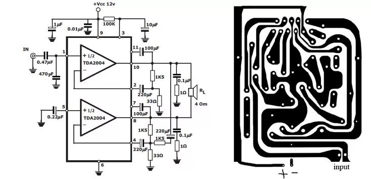 Tda8357j схема усилителя звука Dc circuit, Electronics projects, Amplifier