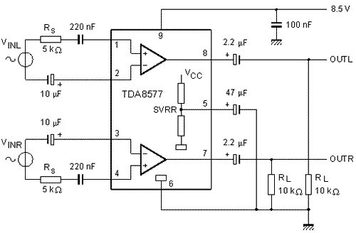 Tda8943sf схема усилителя Tda8943sf схема усилителя мощности