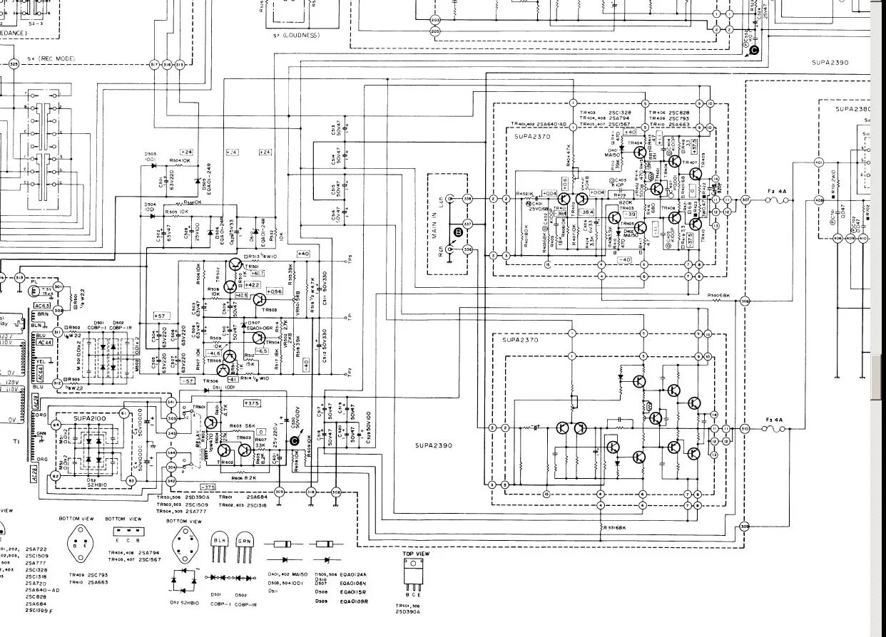 Technics sa ch750 схема электрические принципиальное Усилитель Technics SU-3500 - срабатывает защита - Ремонт усилителей, ресиверов, 
