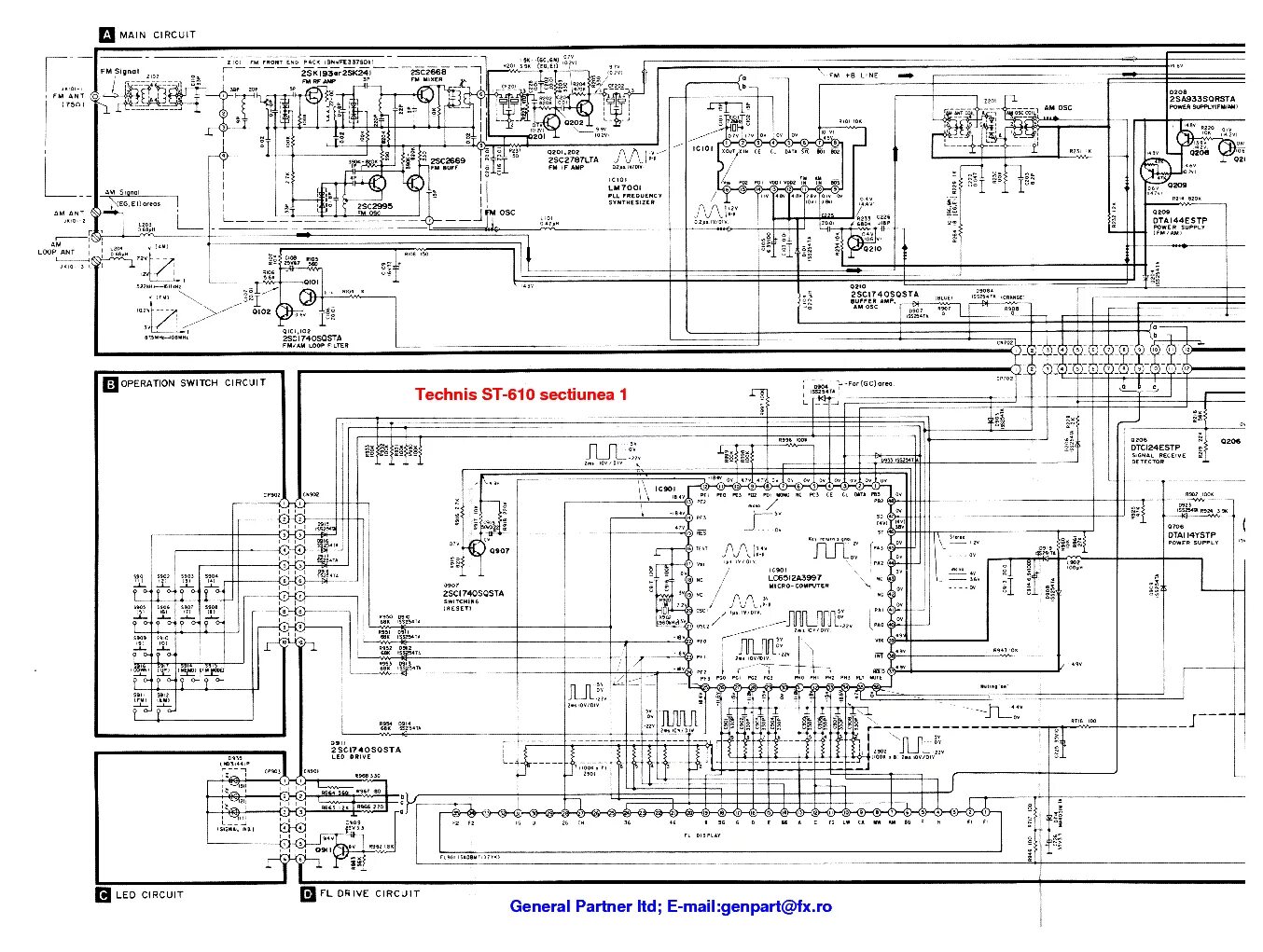 Technics sa ch750 схема электрические принципиальное TECHNICS SA-EX100 SCH 2 Service Manual download, schematics, eeprom, repair info