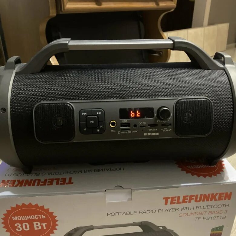 Telefunken колонка как подключить Колонка telefunken tf-ps1271b - купить в Москве, цена 2 999 руб., продано 5 апре