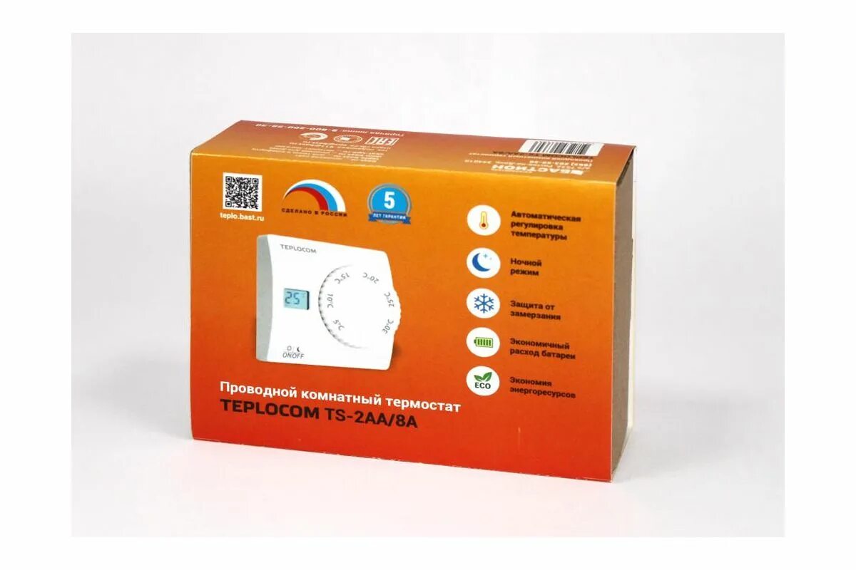 Teplocom ts 2aa 8a подключение к котлу Термостат Teplocom TS-2AA/8A белый - цена, отзывы, фото и инструкция - купить в 