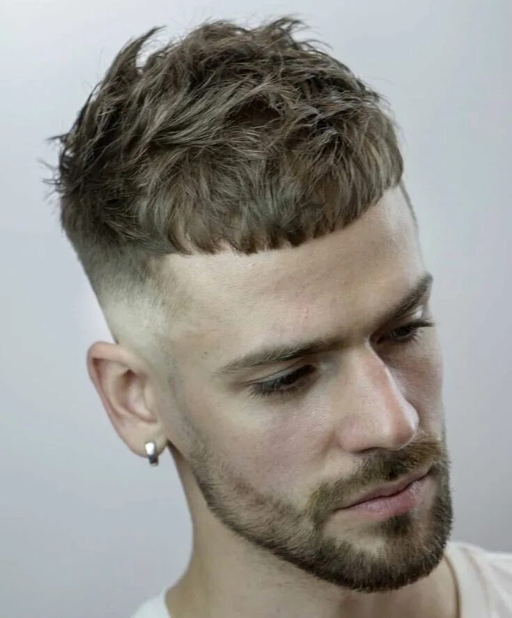 Texture crop стрижка мужская Лучшие виды мужских причесок с названиями Mens hairstyles short, Mens short mess