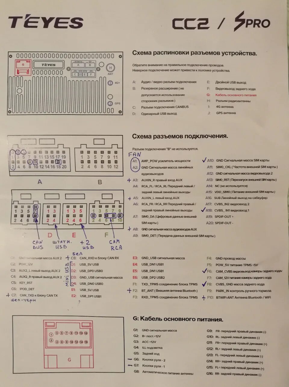 Teyes cc2 подключение кнопок руля китай-голова Teyes spro 2/32, фото отчёт ч. 1 (доставка, сборка) - Nissan X-Trai