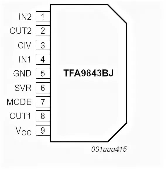 Tfa9842aj схема усилителя TFA9843BJ Selling Leads, Price trend, TFA9843BJ DataSheet download, circuit diag