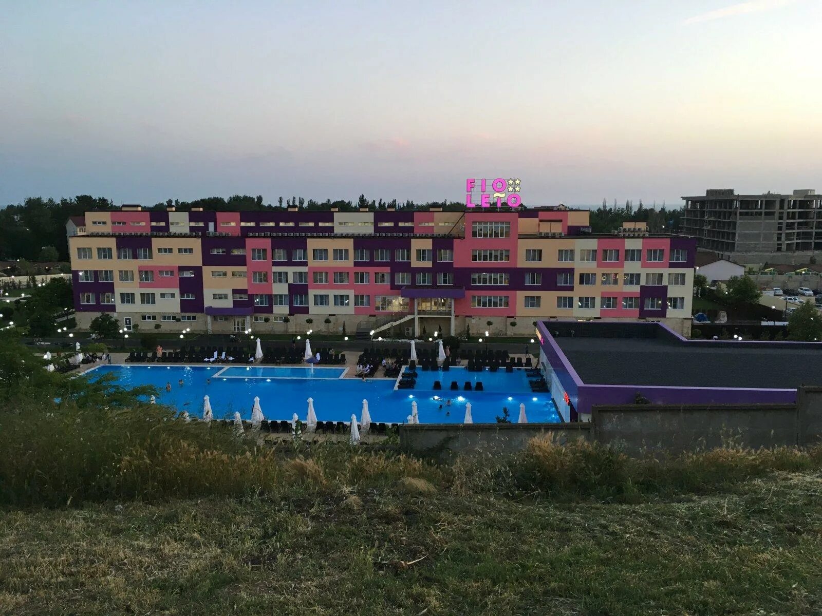 Thalassa пионерский просп 253 1к1 анапа фото Гостиница "Fioleto Ultra All inclusive Family Resort In Miracleon" по адресу Пио