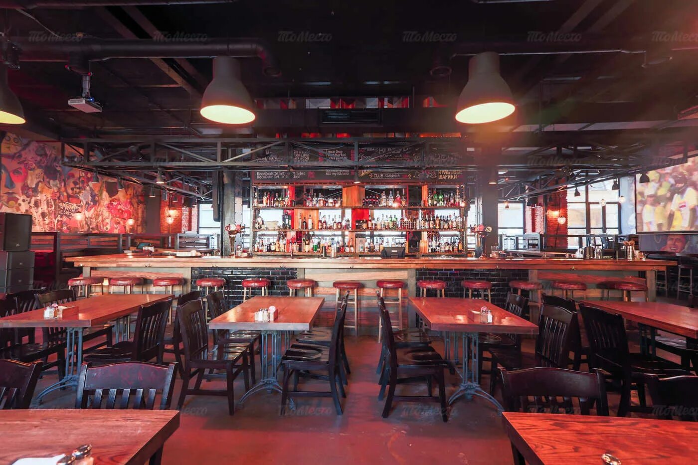The bar верхнеторговая площадь 1 фото Банкетный зал бара The Standard Bar (Cтандарт Бар) в Златоустинском Большом пере