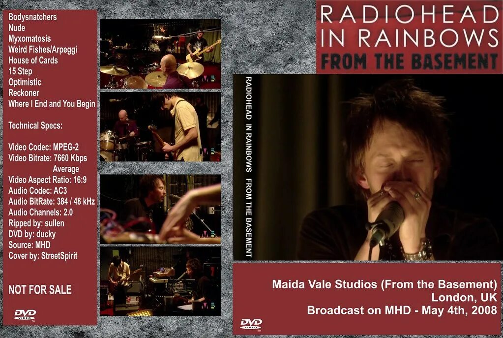 The basement ул республики 141 фото Radiohead from the basement dvd cover Not for sale Enrico Flickr