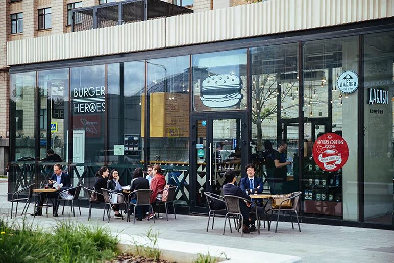 The бургер новослободская ул 16 фото Burger Heroes - это сеть бургер-баров с авторскими бургерами по демократичным це