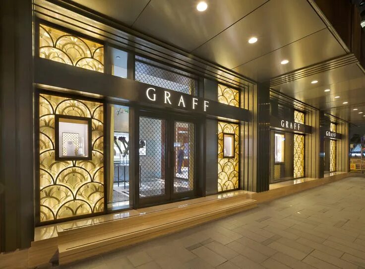 The graff ленинский просп 56 фото Graff diamonds, Retail design, Exterior design