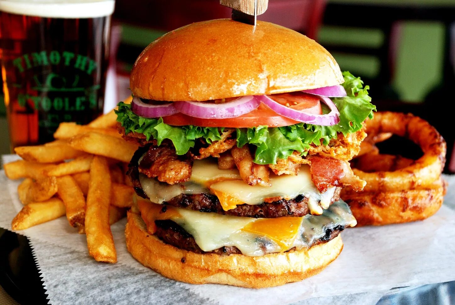 The хавчик ул победы 60а фото Hamburger Hop Menu at Timothy O'Toole's Pub Chicago Food Magazine