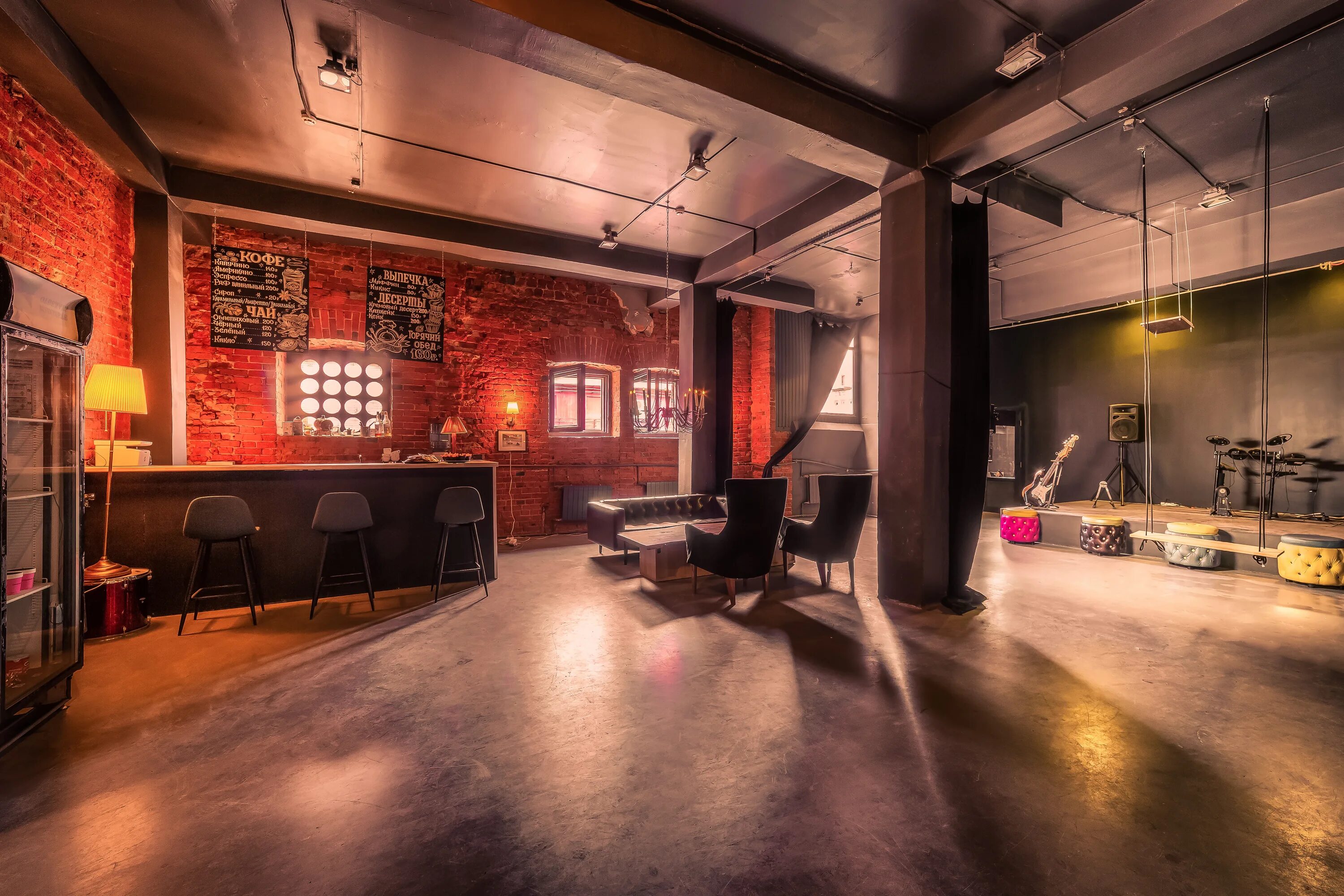 The loft красная ул 18 4 фото Rent Стильный лофт с барной стойкой в центре near Кропоткинская metro station at