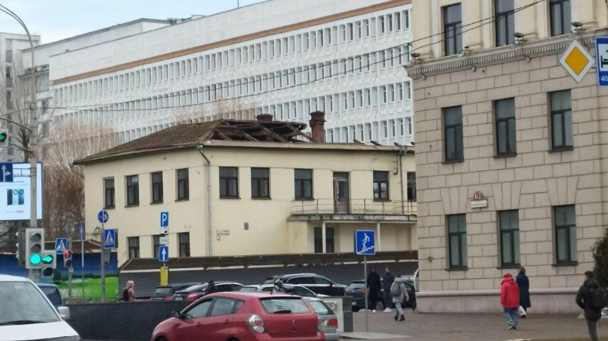 The odi просп независимости 12 минск фото В Минске началась реконструкция исторического здания на проспекте Независимости 