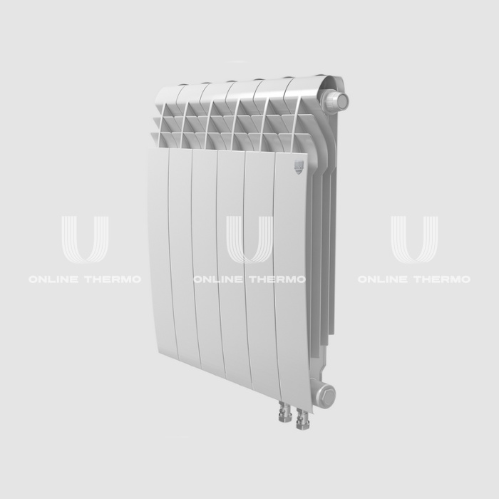 Thermo biliner нижнее подключение Биметаллический радиатор Royal Thermo BiLiner 350 Bianco Traffico (белый) VR - 8