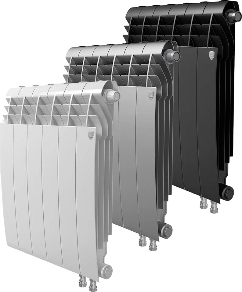 Thermo biliner нижнее подключение Радиатор биметаллический Royal Thermo BiLiner 500 VR 6 секций, bianco traffico к