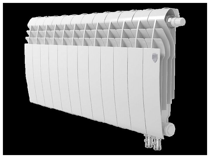 Thermo biliner нижнее подключение Радиатор секционный Royal Thermo Biliner 350 VD, кол-во секций: 8, 6.24 м2, 624 