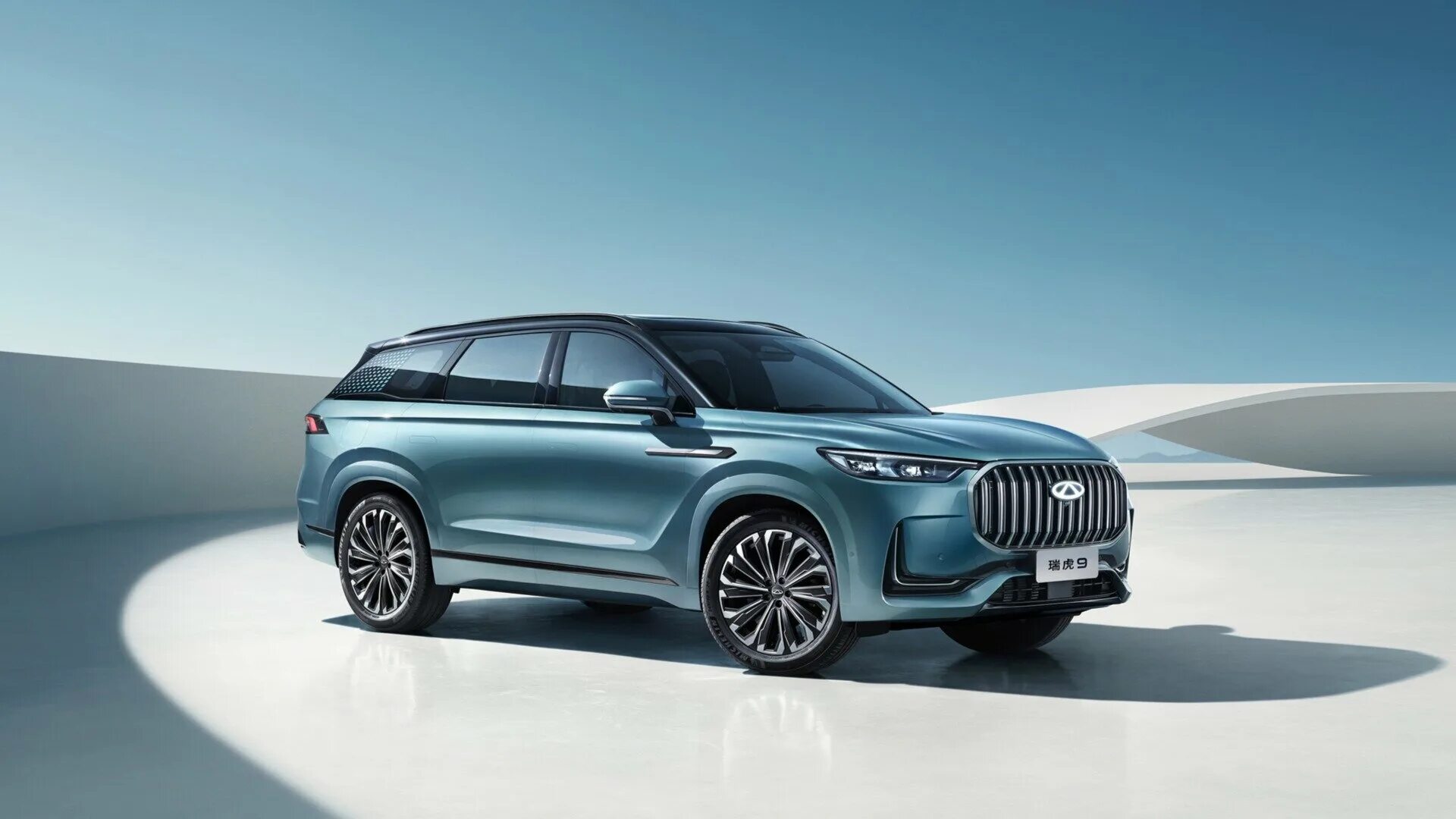 Tiggo 9 фото Салон флагманского кроссовера Chery в стиле Мерседеса показали на фото