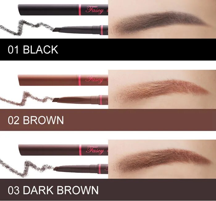 Tinchew карандаш для бровей фото FASCY Easy Drawing Eyebrow Pencil - Карандаш для бровей - купить