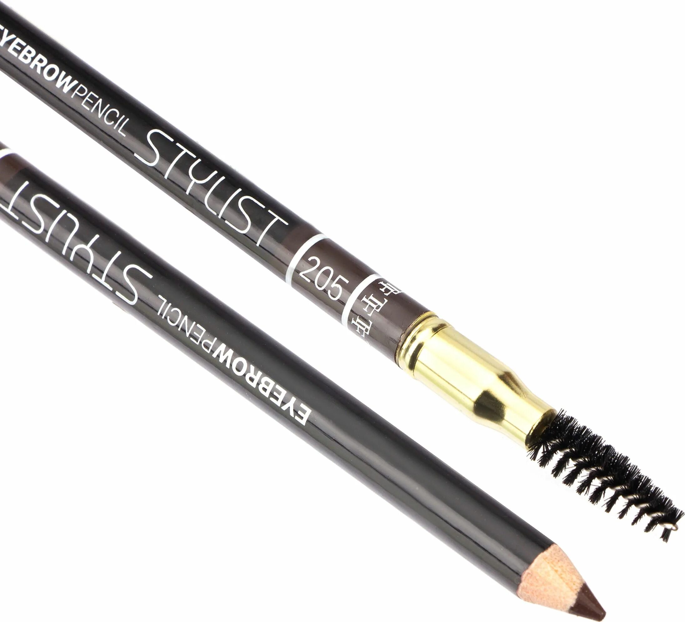 Tinchew карандаш для бровей фото TRIUMPH / Триумф Карандаш для бровей EYEBROW PENCIL STYLIST тон 205 коричневый, 