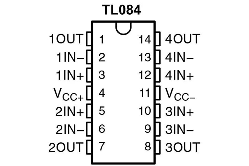 Tl084cn предварительный усилитель схема INTEGRATED CIRCUIT OPAMPQ TL084 SO14 - PARTCO