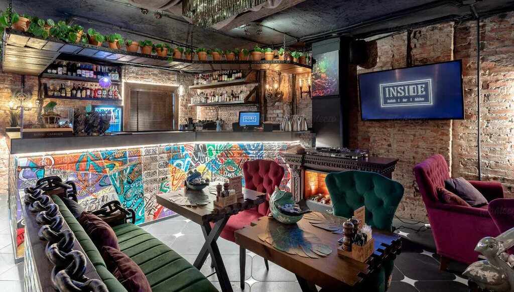 Tm lounge bar комсомольская ул 13б фото Panorama: Inside lounge bar, hookah bar, Россия, Санкт-Петербург, улица Правды, 