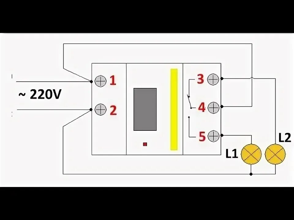 Tm919a 2 схема подключения Электронный таймер. Схема подключения. Настройка режима. - YouTube