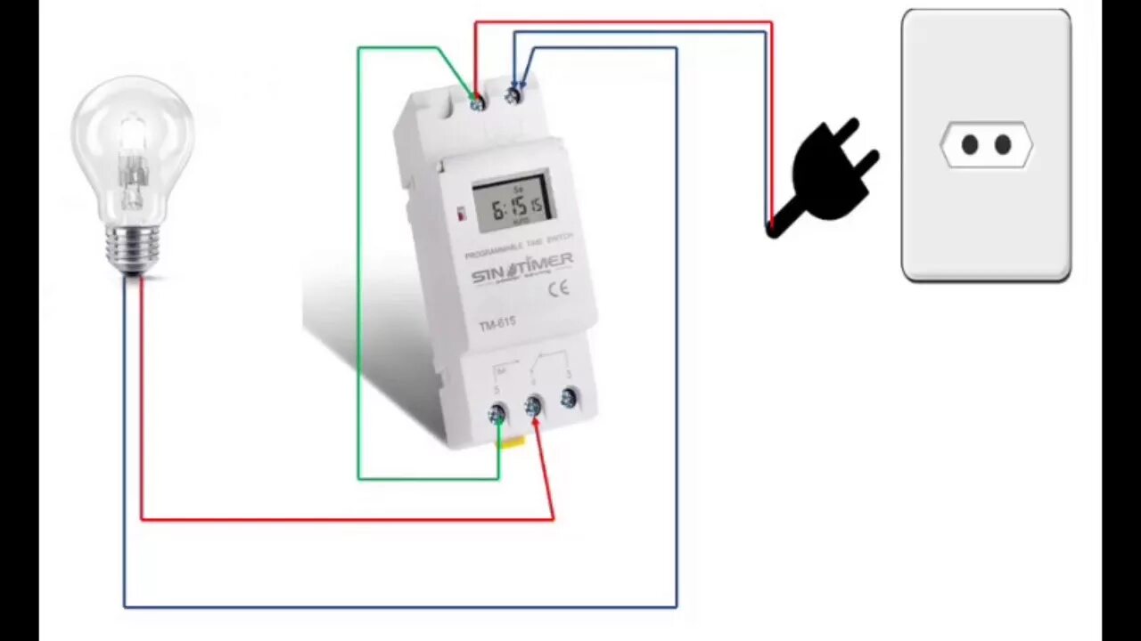 Tm919a 2 схема подключения توصيل التايمر SINOTIMER TM-615 - YouTube