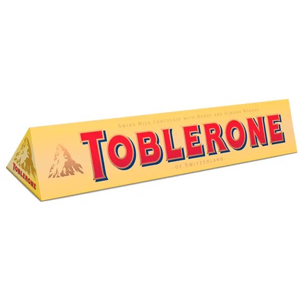 Toblerone шоколад фото Шоколад молочный Toblerone с медово-миндальной нугой, 100г - купить с доставкой 