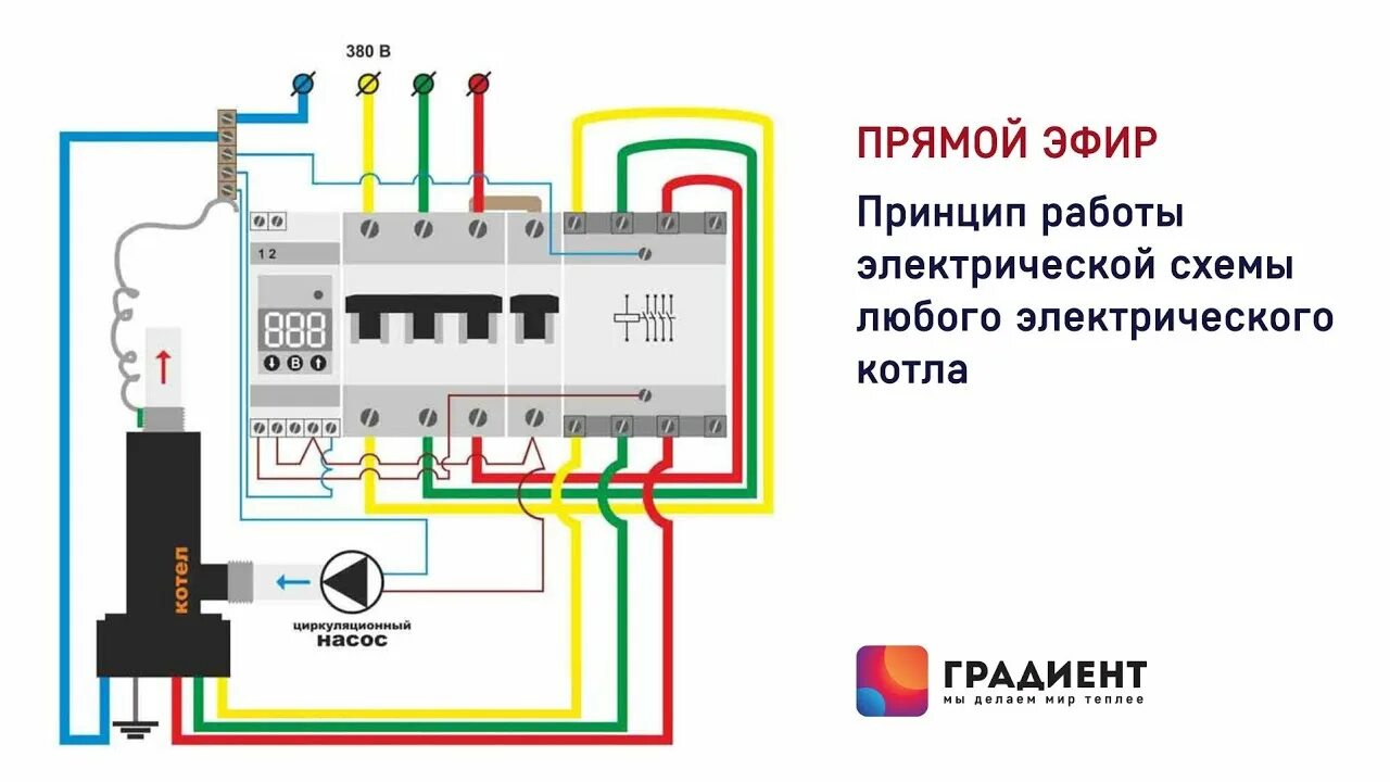 Tol47wifi wpb подключение к электрическому котлу Принцип работы электрической схемы электрокотла. - YouTube