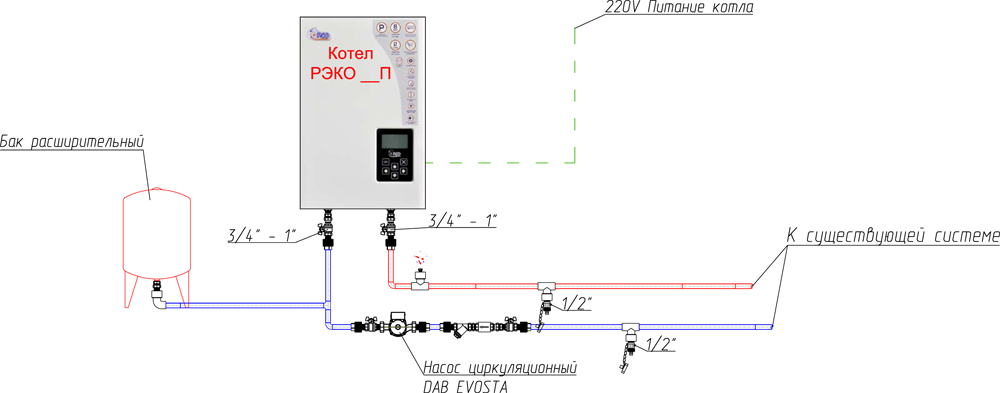 Tol47wifi wpb подключение к электрическому котлу Подключение электрокотла 6 квт