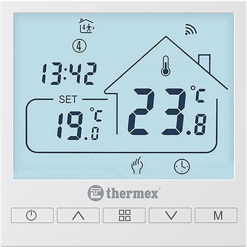 Tol47wifi wpb подключение к электрическому котлу Термостат проводной комнатный Thermex Axioma Wi-Fi купить в Москве, цена в интер