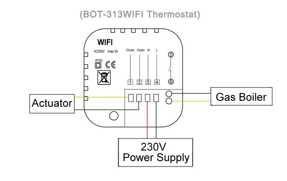 Tol47wifi wpb подключение к электрическому котлу Программируемый Wi-Fi регулятор температуры Термостат дистанционного управления,