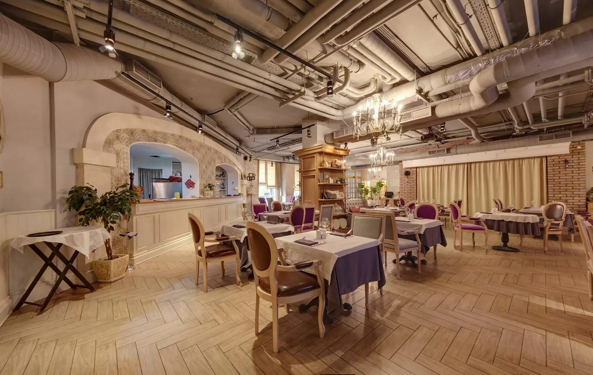 Top style ленинский просп 23 фото Ресторан Largo - Портфолио компании Технобар
