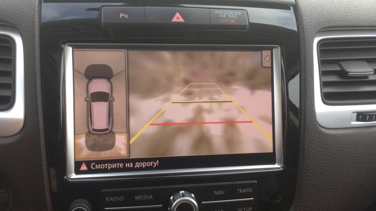 Touareg подключение камеры Volkswagen Touareg омыватель задней камеры в деле - YouTube