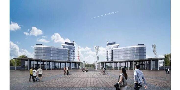 Towers площадь труда 1 ярославль фото Construction of the first Yaroslavl retail Business center of class A