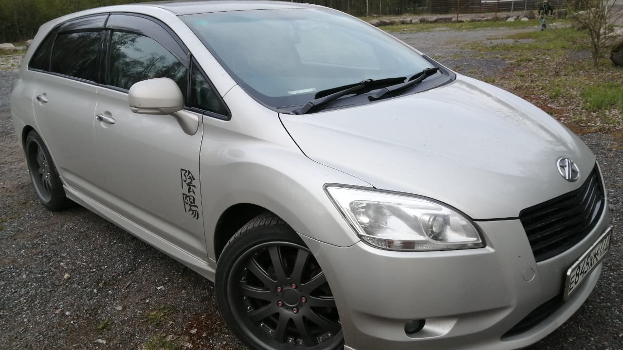 Toyota mark x zio тюнинг бампер Toyota Mark X ZiO 2.4 бензиновый 2010 (Серебристая японочка) на DRIVE2