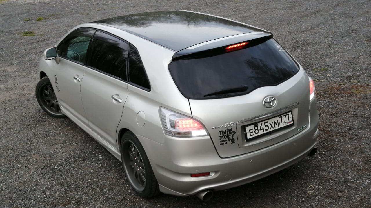 Toyota mark x zio тюнинг бампер Toyota Mark X ZiO 2.4 бензиновый 2010 (Серебристая японочка) на DRIVE2