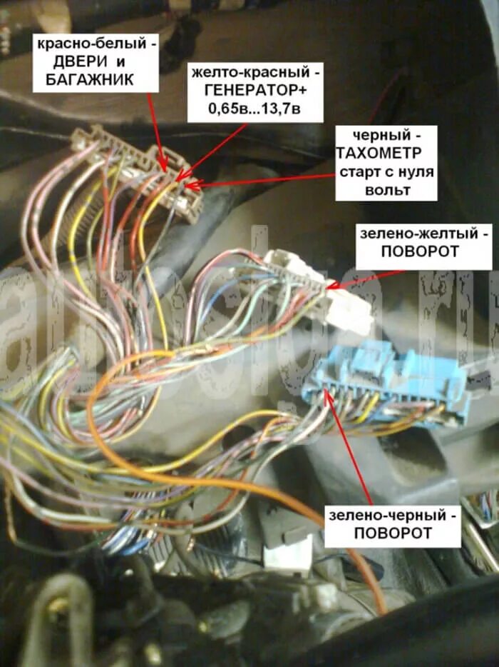Toyota tank подключение сигнализации Установка сигнализации на Toyota Caldina 1996-1997 - подключение автосигнализаци