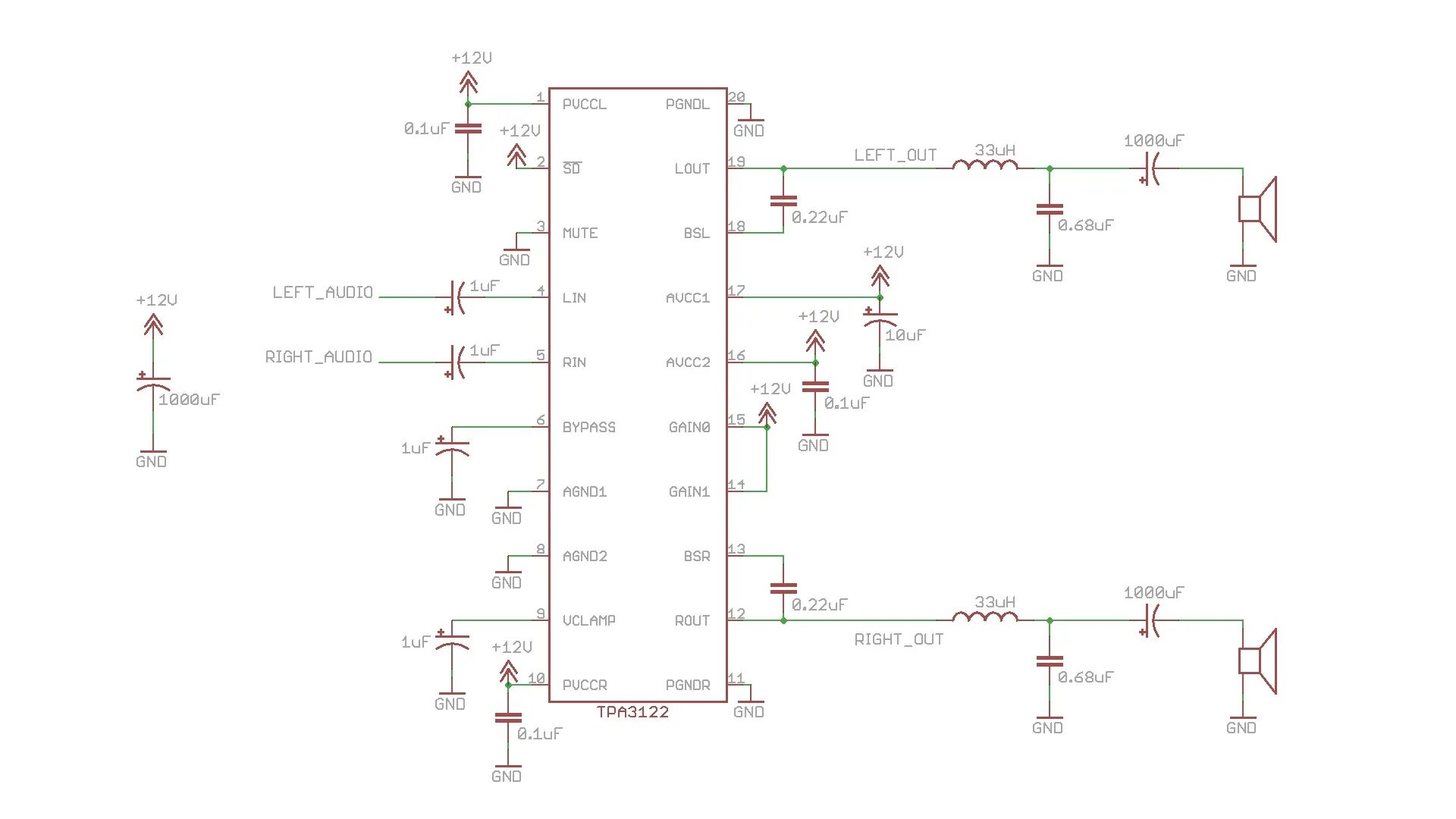 Tpa3110 схема усилителя član paket pošta two audio inputs to one output ograda posjetiti stolica