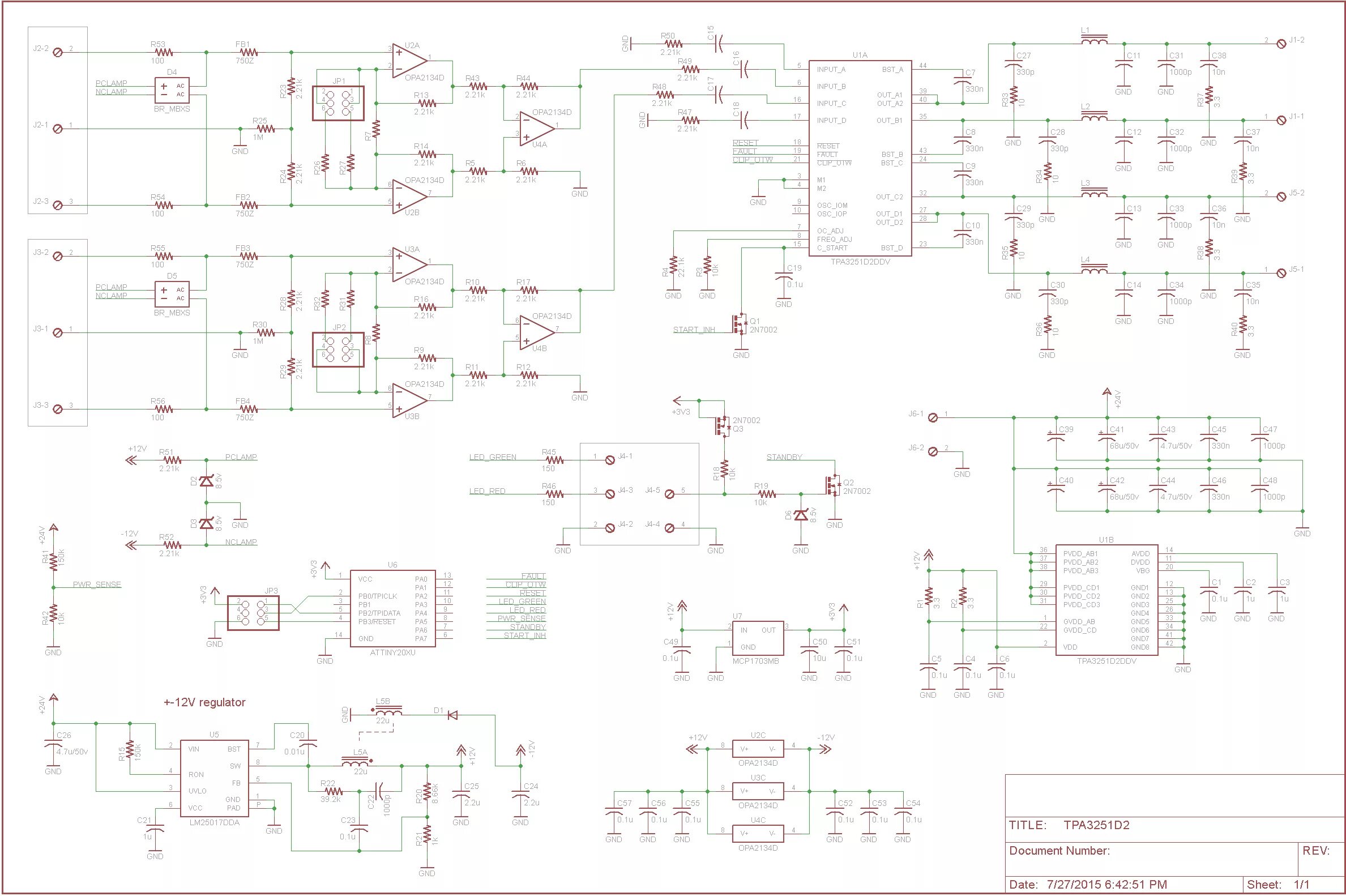 Tpa3116 схема усилителя TPA3251d2 Page 4 diyAudio