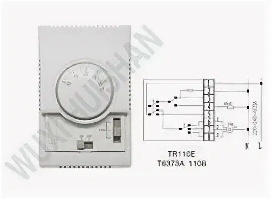 Tr 110l 1 схема подключения Room Thermostat TR110E for Central Air Conditioner - Coowor.com