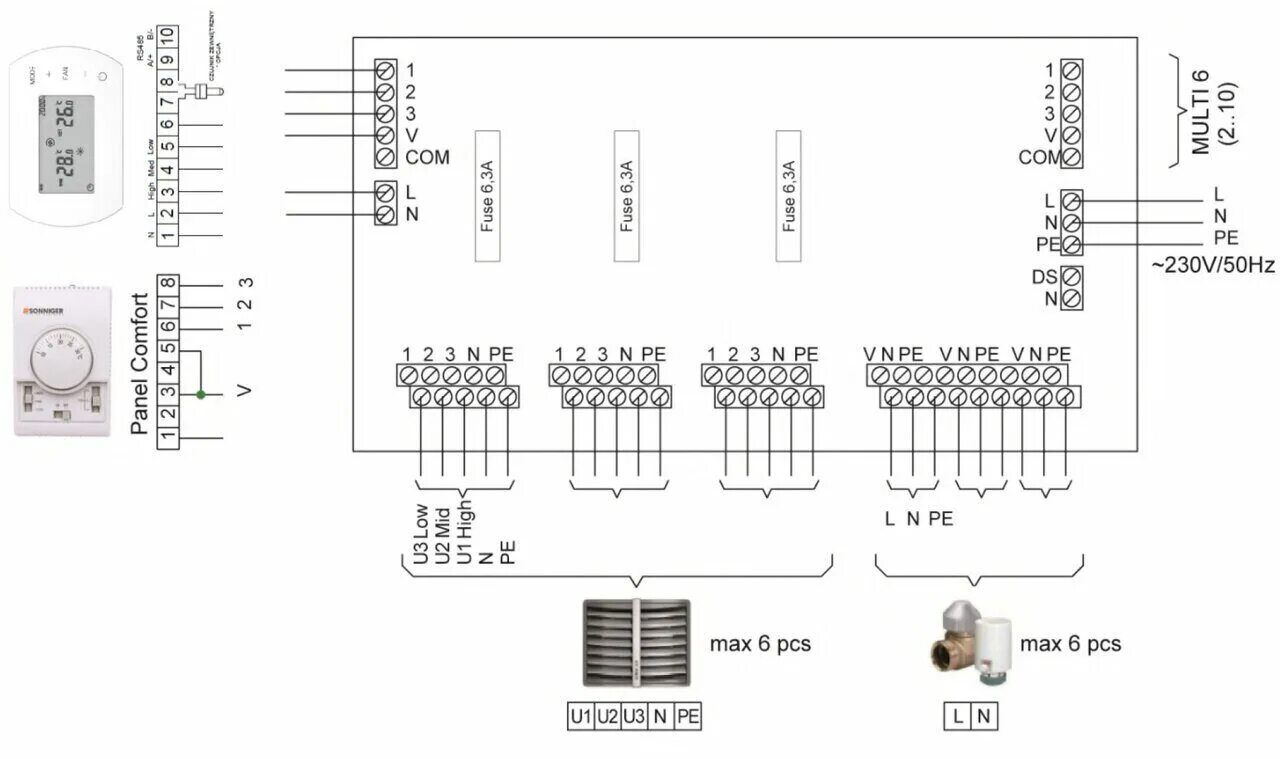 Tr 110l 1 схема подключения Купить Водяной тепловентилятор Sonniger Heater Condens CR ONE по низкой цене в Л