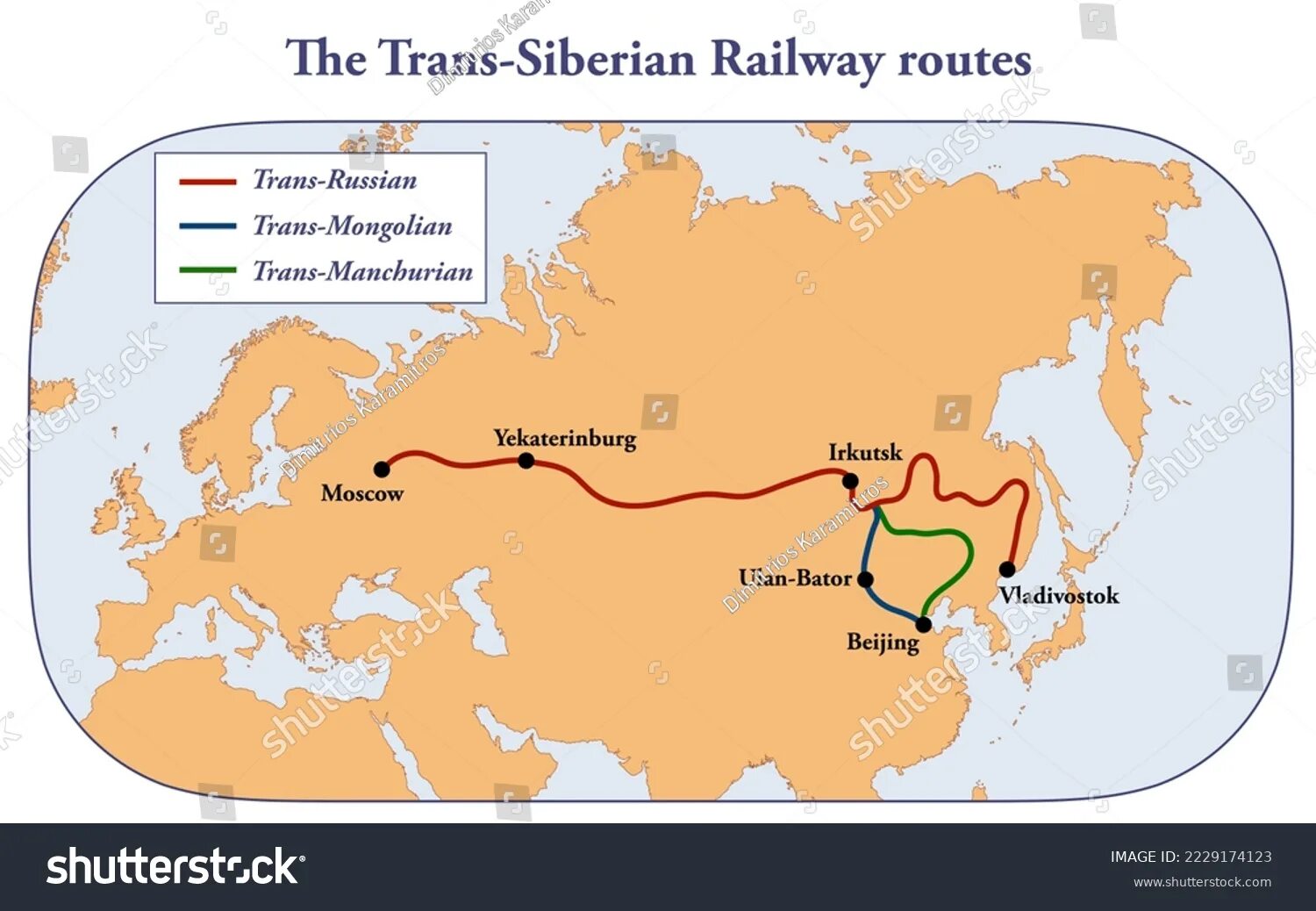 Trans siberian truckway правильное подключение Trans siberian train mongolia: лицензируемые стоковые иллюстрации и рисунки без 