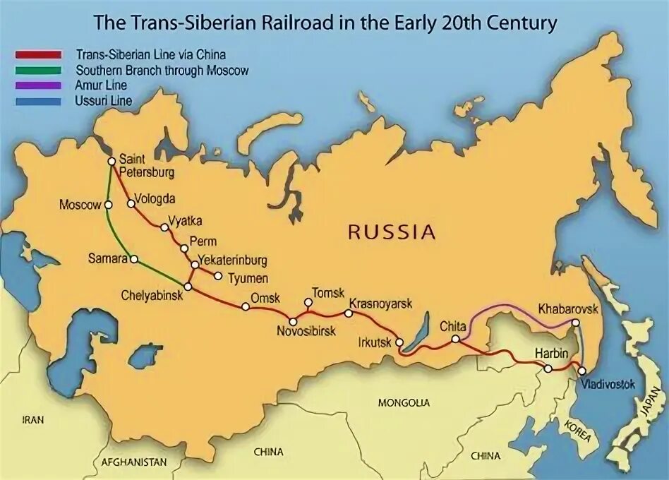 Trans siberian truckway правильное подключение Russian railways superhighway Lines of the Trans-Siberian Railway, from Library 