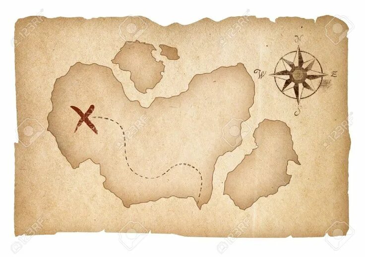 Treasure map орхидея фото Old treasure map isolated. Clipping path is included. Map tattoos, Map, Treasure