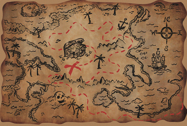 Treasure map орхидея фото Настоящая пиратская карта сокровищ