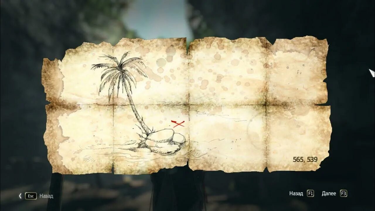 Treasure map орхидея фото Assassin's Creed IV Чёрный флаг. Сундук на (565,539). - YouTube