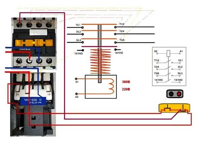 Ts11 13 1.5 uf подключение к двигателю Контакторы:принцип работы и применение