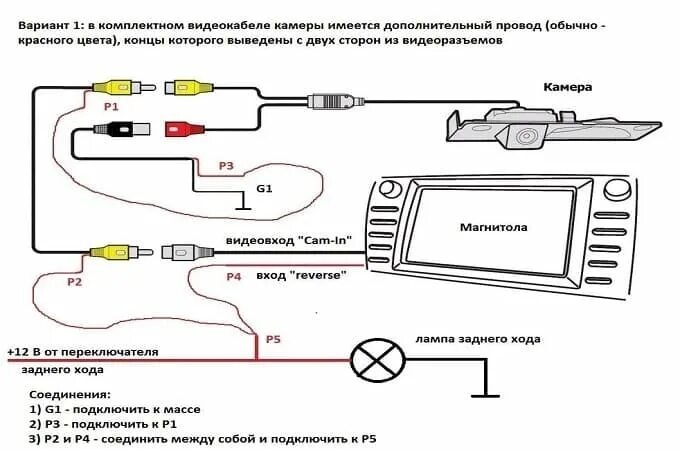 Ts18 подключение камеры заднего вида Подключение камеры заднего вида к китайской магнитоле: схема и советы
