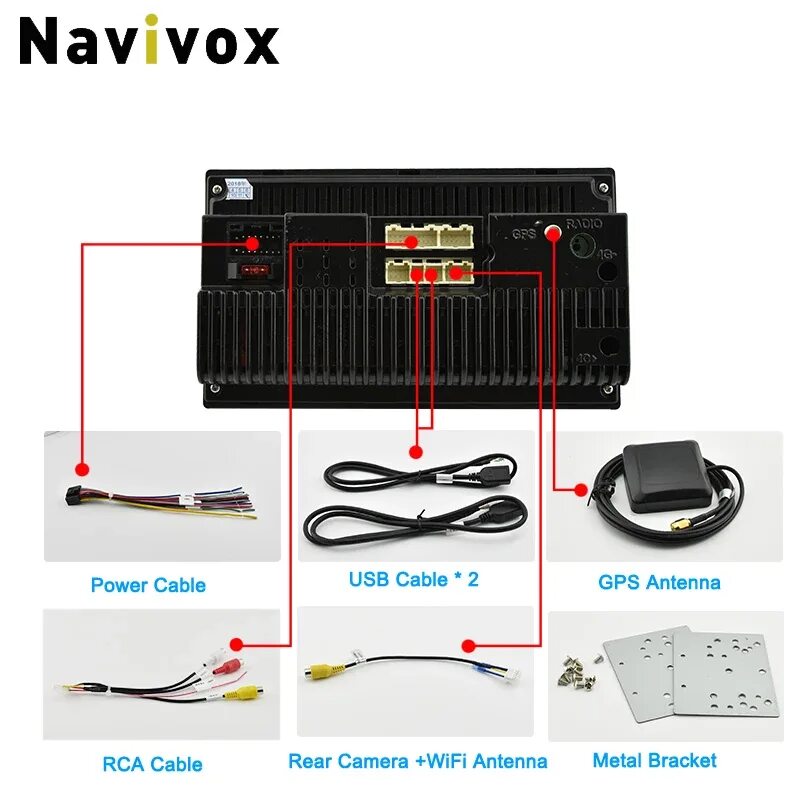 Ts18 pro магнитола андроид подключение Navivox 2 Din Android Car Radio 7" Universal Car DVD GPS Player Android 9.0 Mult